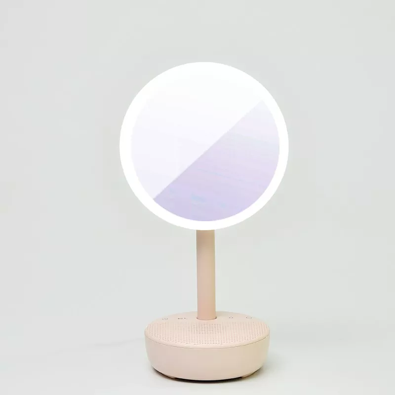 Scáthán LED le Cainteoir Bluetooth
